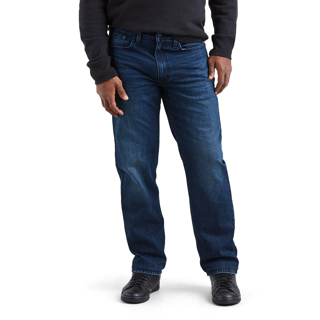 Levi's 550 38 X 30 Big and Tall Mens Black Tapered Leg