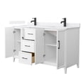 thumbnail image 5 of Wyndham Collection WCH717160DHBWQUNSMXX Elan 60" Free Standing Double Basin Vanity Set -, 5 of 7