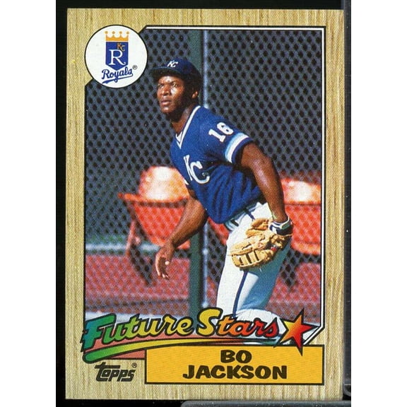 Bo Jackson Rookie Card 1987 Topps #170