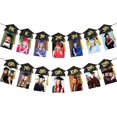 thumbnail image 1 of Black and Gold K-12 Graduation Photo Banner with Gold Tassel, Kindergarten to 12th Grade Graduation Picture Banner for Grade Photo Kindergarten 2025 Party Decorations Black and Gold, 1 of 2