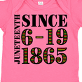thumbnail image 4 of Inktastic Juneteenth Since 6-19-1865 Boys or Girls Baby Bodysuit, 4 of 5
