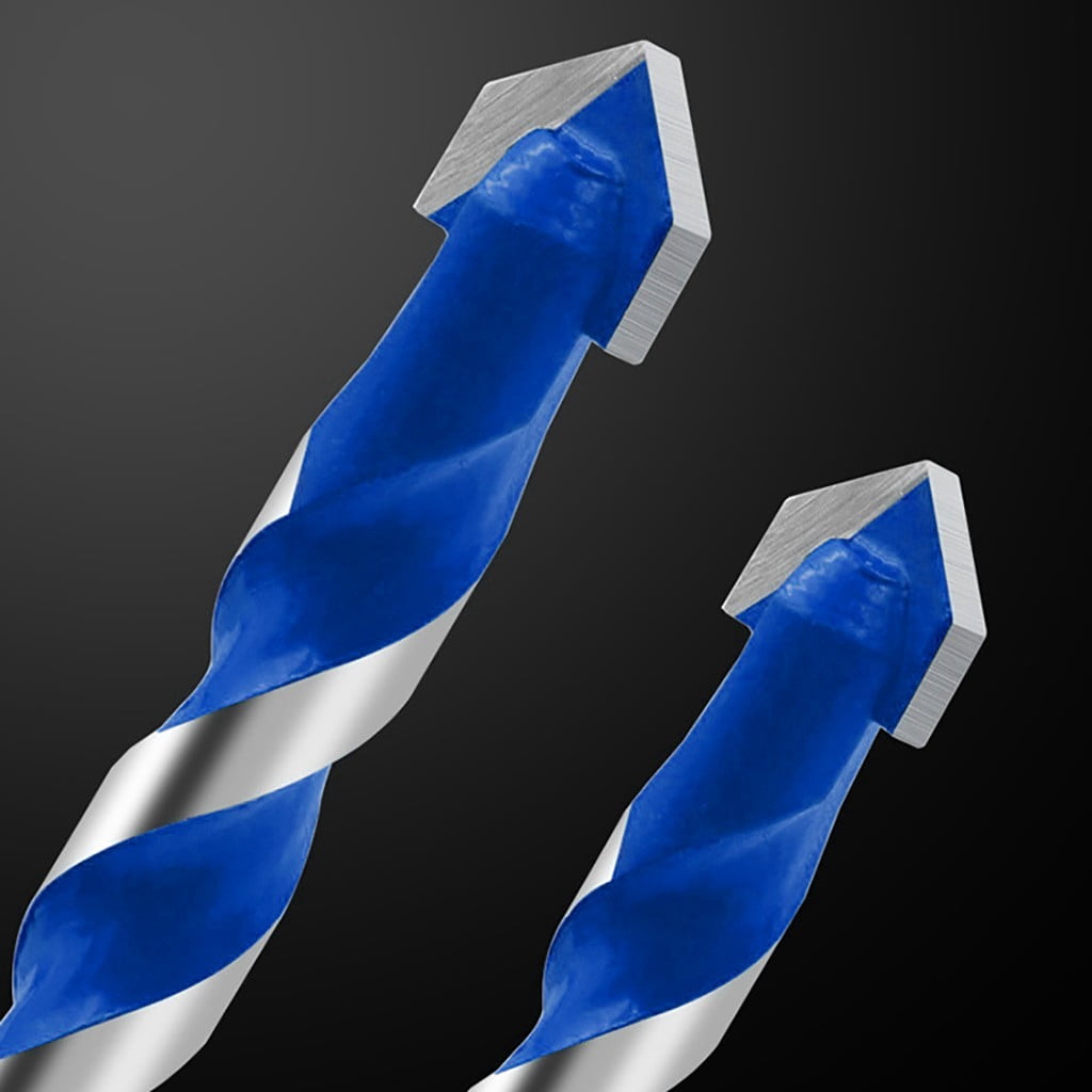 5-Piece 5/8" Masonry Drill Bit Set – For Tile, Brick, Glass, Plastic & Wood – Hex Shank With Cross Tungsten Carbide Tip