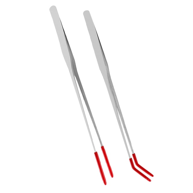 IDEANATEGRATE 2Ud Pinzas Para Reptiles Y Plantas Acuáticas Con Puntas Curvas Y Rectas