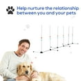 thumbnail image 5 of PawHut Adjustable Dog Agility Training Obstacle Set with Weaves Poles and Storage Bag, 5 of 7
