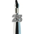 thumbnail image 3 of Endea Graduation Black/Light Blue/White Graduation Tassel with Silver Date Drop, 3 of 11