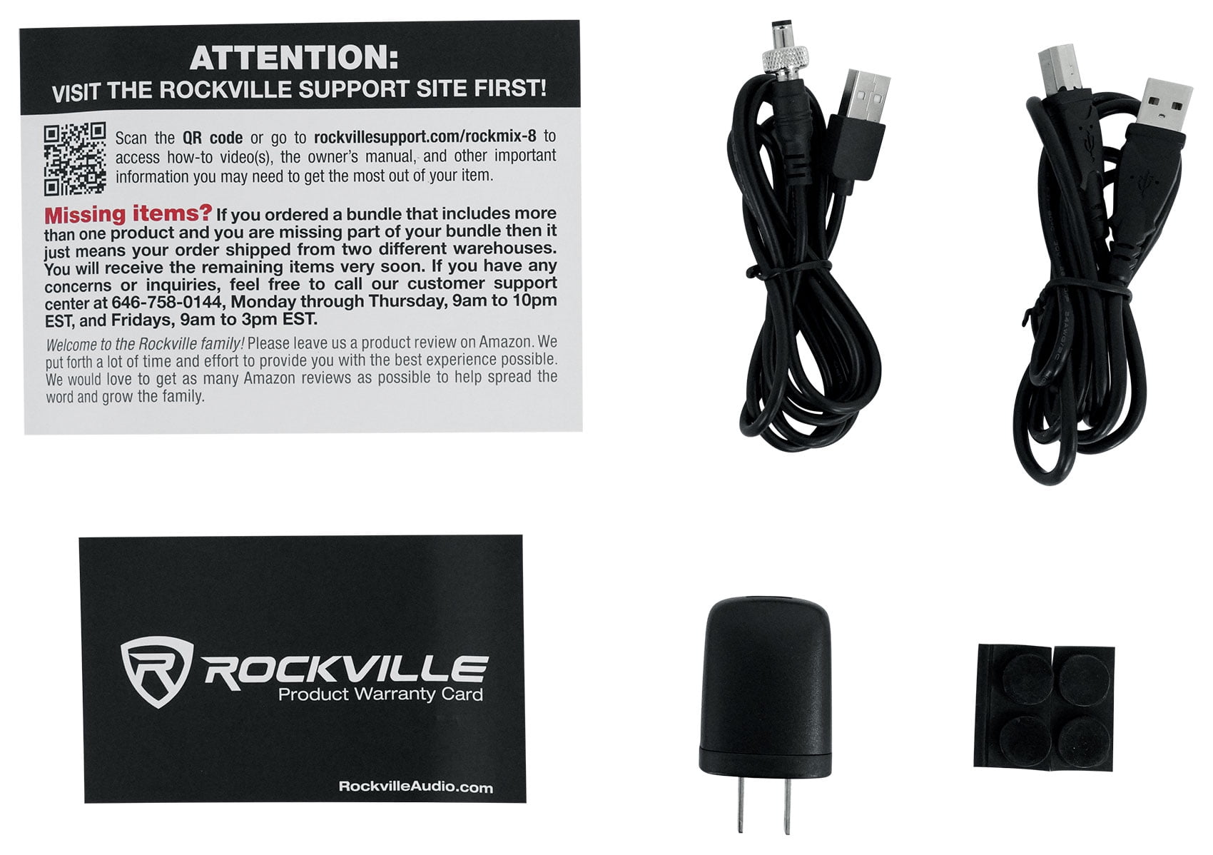 Rockville ROCKMIX USB Computer Recording Interface Mixer w/Compressor+Bluetooth