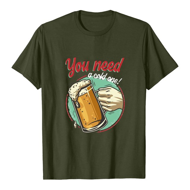 Blusa de mujer Oktoberfest, camiseta de cuello redondo, estampado de letras de verano, camisetas de manga corta para hombres y mujeres Pompotops hfajkhk136935