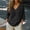 A1_Black, variant on Deep V Neck 3/4 Sleeve Plus Size Cotton Linen Gauze Shirt Oversized Linen Shirts for Women Tunic Length Linen Blouses Boho Tunic Tops Three Quarter Sleeve Linen Tops Gauze Shirt White Xl