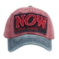 thumbnail image 2 of Up To $10 Baseball Caps Red Outdoor Sun Protection Sports Caps 3d Embroidery Logo Custom Baseball Cap Mens Retro Baseball Cap, 2 of 5