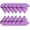 Purple, variant on 12 count Triangular Puff, Makeup Sponge Soft Puff, Multifunctional Wet and Dry Makeup Sponge, Suitable for Loose Liquid Foundation Contouring ()