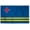 4x6 ft Flag, variant on AGAS Aruba 12x18 inch Mini Aruba Flag 200D Nylon Fabric Double Stitched Canvas Header Brass Grommets Fade Resistant & Vivid Color Aruba Boat Flag