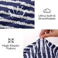 thumbnail image 3 of Sleeveless Striped Print Women Spaghetti Strap V-neck Mini Dress with Built in Shorts, 3 of 7