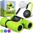 thumbnail image 1 of Kids Binoculars-8x21-complete Set With Magnifying Glass For 4 5 6 7 8 Year Old Boys & Girls, 1 of 5