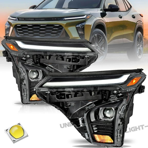 FULL LED Projector Headlights For 2024-2025 Chevy Trax LT/2RS/Activ Left Right