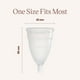 thumbnail image 4 of DIVA Cup & Pin - Medical Grade Silicone Cup for Period Care - Reusable Menstrual Cup - Up to 12 Hours of Continuous Wear - Model 1 (For Medium to Heavy Flow) - With Enamel Pin, 4 of 7