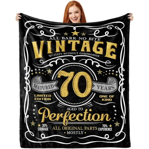 LHSHID Birthday Gifts Blanket Flannel Soft and Comfortable Anti static Bed Sofa Blanket 60x80in