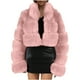 thumbnail image 1 of Abrigo de Piel Sintética Para Mujer Chaqueta Cálida Invierno Sólido Cuello en V Prendas de Abrigo Odeerbi  ODB178546, 1 of 5