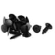thumbnail image 1 of 20Pcs 7mm Agujero Puerta Tapizado de Coche Grapas Remache Plástico Negro, 1 of 1
