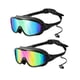 thumbnail image 5 of 2x gafas de natación gafas de piscina para hombres mujeres con tapón para la oreja sin filtración de gafas de natada, 5 of 9