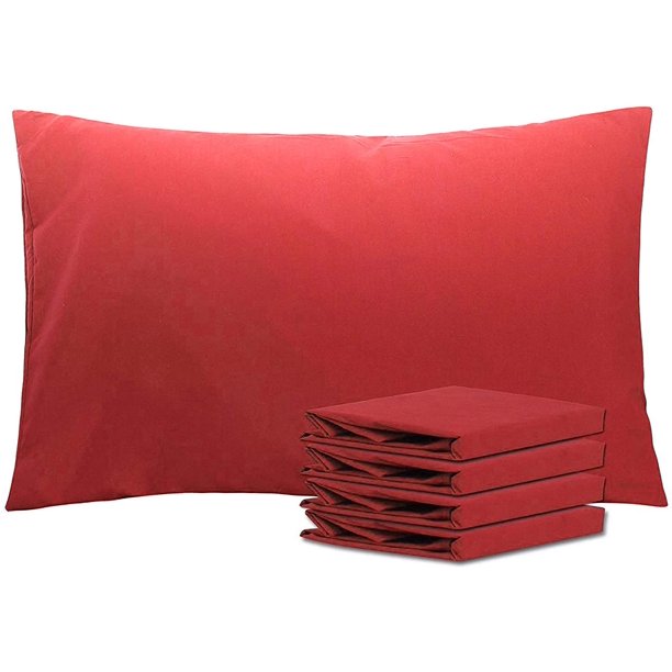 NTBAY Juego de 2 fundas de almohada estándar, 100% microfibra cepillada de 1800 hilos, súper suaves y acogedoras, resistentes a las arrugas, a la decoloración y a las manchas con cierre de sobre, fund