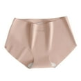 thumbnail image 2 of Asgosdo No Show Panties for Women Seamless Beige Mid Rise Briefs Soft Strench Breathable Ladies Underwear, 2 of 3