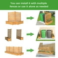 thumbnail image 5 of GDLF Air Conditioner Fence Outdoor Wood Privacy Screen with Planter Box No-Dig Kit（2 Panels）, 5 of 7
