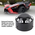 thumbnail image 4 of Axle Nut Cap, Enhanced Protection Wheel Axle Nut Cover Aluminium Wearproof Classic Black  for Slingshot 2015-2024, 4 of 7