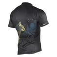 thumbnail image 2 of joogoo Cat at Starry Pattern Men's Cycling Jerseys Mountain Bike Short Sleeve Tops L, 2 of 7