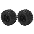 thumbnail image 2 of 1/16 Scale RC Car Tires, Replacement 1/16 RC Car Wheels Good Grip  For Rough Roads, 2 of 8