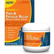 MagniLife Pain and Fatigue Relief Cream, Fast-Acting Relief for Fibromya ia, Arthritis, Muscle Aches, and Joint Pain - 4oz 4oz Jar