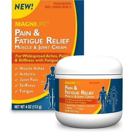 MagniLife Pain and Fatigue Relief Cream, Fast-Acting Relief for Fibromya ia, Arthritis, Muscle Aches, and Joint Pain - 4oz 4oz Jar