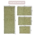 thumbnail image 2 of Home Weavers Bell Flower Collection 100% Cotton Non-Slip Bathroom Rug Set Machine Washable Bathroom Rug, Bath Rug, Bathroom Rug, Runner, Green Color 4 Piece Bath rug set, 2 of 9