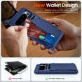 thumbnail image 6 of Oupeigar for Google Pixel 9/Pixel 9 Pro Case With Card Holder&Camera Cover&Kickstand【RFID Blocking】Full-Body Shockproof Wallet Phone Case-Blue, 6 of 9