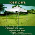 thumbnail image 4 of Toldo Impermeable Plegable 2x2 m Swiss Outdoors, 12 kg blanco, 4 of 10