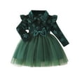 thumbnail image 2 of LOVZFMLL Ensemble pour Enfants, Hauts à Manches Évasées Imprimé Fleurs + Jeans Déchirés + Bandeau, 2 of 7