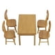 thumbnail image 1 of Juguete De Mesa De Comedor, Mesa De Casa De Muñecas, 5 Piezas Para Niños, 1 of 7