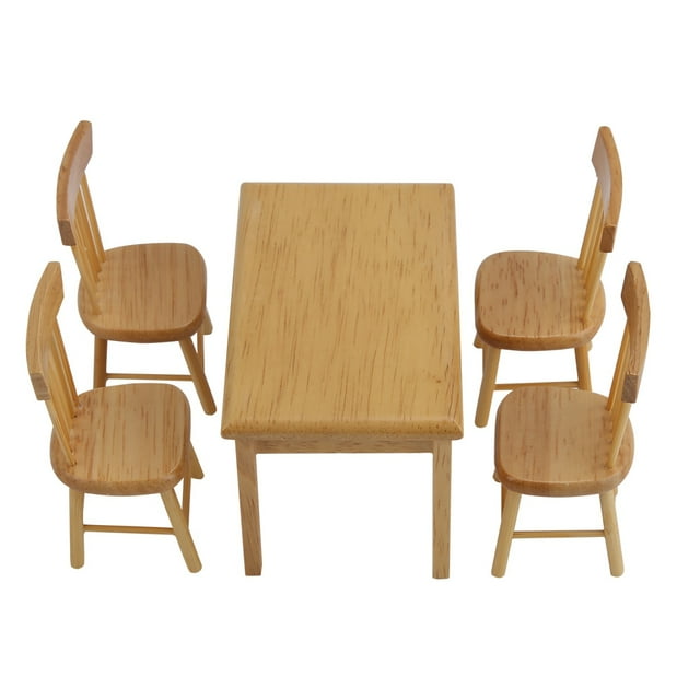 Juguete De Mesa De Comedor, Mesa De Casa De Muñecas, 1:12 Para Niños Y Bebés