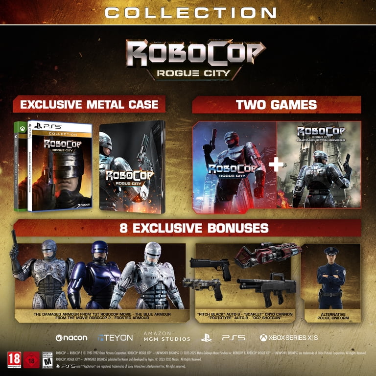 RoboCop Rogue City Collection, PlayStation 5 - Walmart.com