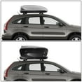thumbnail image 6 of DNA Motoring PT-ZTL-8100-GY Universal 120cm Adjustable Roof Rail Aluminum Cross Bar + Cargo Box Luggage Carrier w/Lock+Key (Grey), 6 of 6