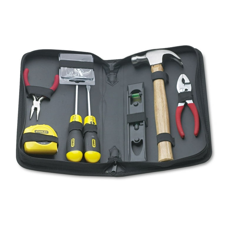 General Repair 8 Piece Tool Kit in Water-Resistant Black Zippered Case General Repair 8 Piece Tool Kit in Water-Resistant Black Zippered Case