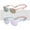Pink+Transparent, variant on COCOSAND Baby Sunglasses with Strap Classic Square Frame UV400 for Infant Toddler Boys Age 0-24 Months, 2-Pack