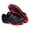 Black/Red - Mountain, variant on Cycle Shoes for Mens and Womens Mountain Bike Lock Road Hard-Soled Spin Bicycle Shoe, Black/Red - Road, Size 42
