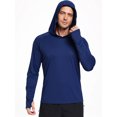 thumbnail image 3 of Cadmus Men's UPF 50+ Sun Protection Hoodie Long Sleeve Fishing Shirts with Thumb Holes for Outdoor, Workout, Running, Hiking, 3 of 3