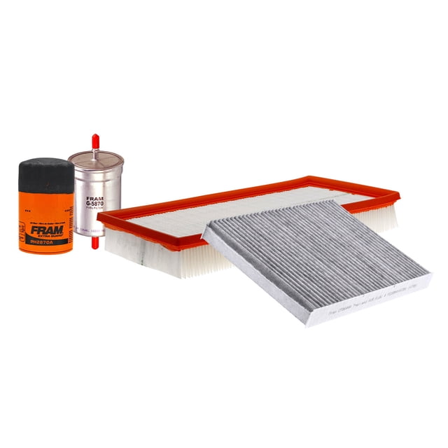 Kit De Filtro De Aire, Filtro de Aceite, Filtro de Combustible y Filtro de Cabina 4 PIEZAS Compatible con Volkswagen Jetta L4 1.8L DE 2000 A 2005