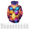 thumbnail image 2 of Dreamy Purple Butterfly Pattern (94)-2 3d Sweatshirts Hoodie Fashion Casual Personality Men's Women Street Hoodie Pullovers Long Sleeve Comfortable Top, 2 of 6