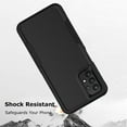 thumbnail image 6 of For Samsung Galaxy A32 5G Case ,Sturdy Phone Case for Galaxy A32 5G 6.5 inch ,Takfox Shockproof Protection Heavy Duty Armor Hard Plastic & Rubber Rugged Bumper 2-in-1 Case Cover,Black, 6 of 6