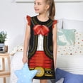 thumbnail image 4 of Balery CHARRO SUIT Camisón de princesa para niñas, pijama de algodón con mangas abullonadas, suave y bonito.-Large, 4 of 6