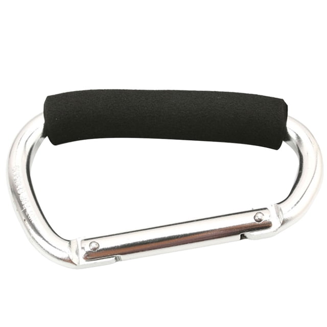 Eigraketly Gancho en forma de D, accesorios profesionales de bloqueo firme, herramienta de espeleología para exteriores, Clip de fijación, Escalada Blanco
