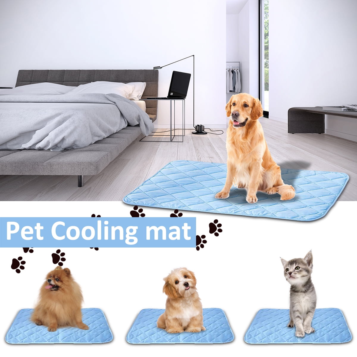 dog cooling bed no water