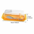 thumbnail image 2 of Bakeware Set,Butter Container Butter Dish Box Container Cheese Sealing Storage Tray With Clear Lid Kitchen Dinnerware For Home Cutting Food Butter Boxes Butter, 2 of 8